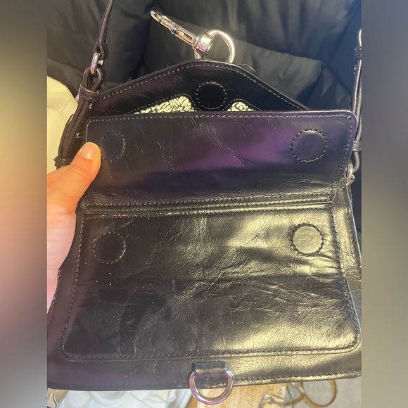 Rebecca Minkoff Black Leather Crossbody - Picture 4 of 5